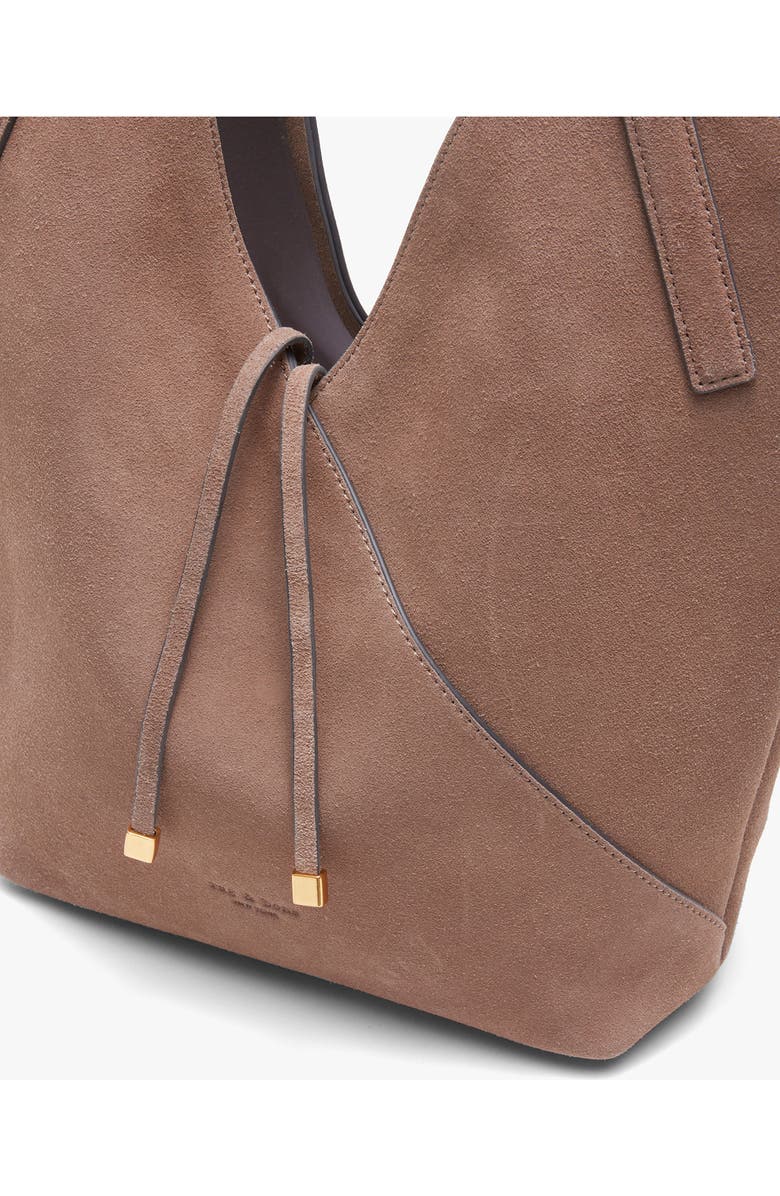 rag & bone Small Alix Carryall Suede Tote, Alternate, color, Cly