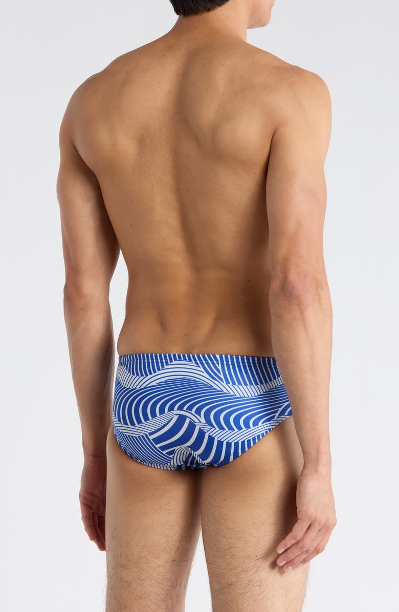 Speedo<sup>®</sup> Print Swim Briefs, Alternate, color, Purple