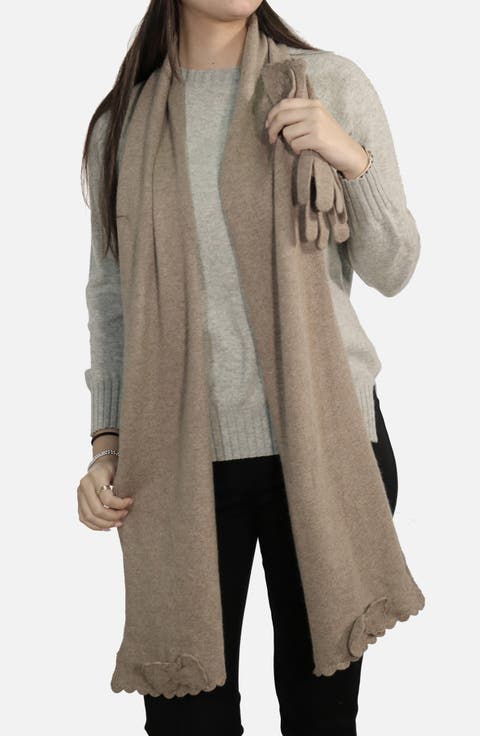 Scalloped Edge Scarf