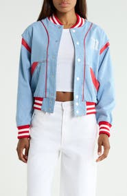 MOTHER The Three Strikes Varsity Jacket