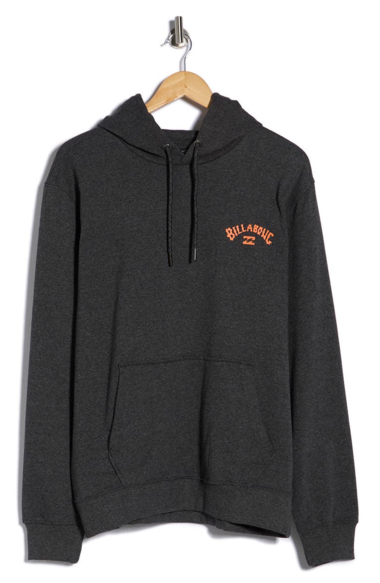 Billabong Lick Graphic Hoodie, Main, color, Charcoal Heather
