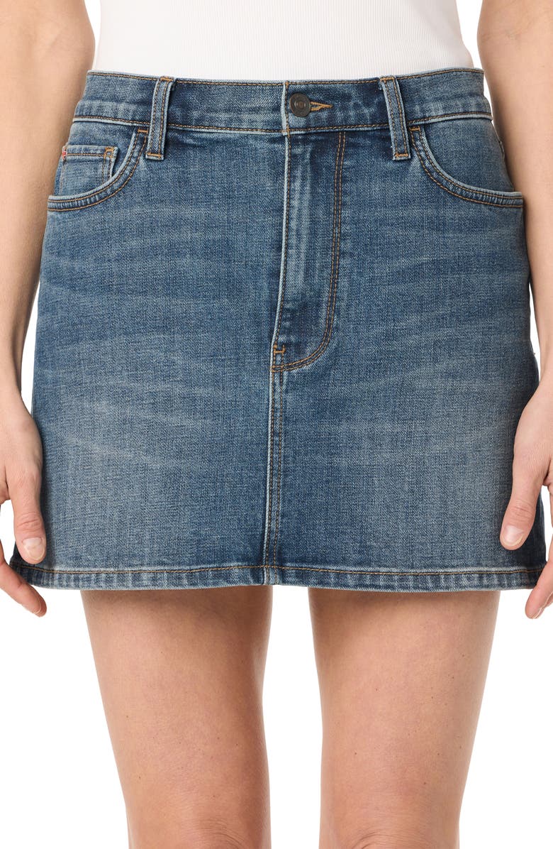 Hudson Jeans Denim Miniskirt, Alternate, color,