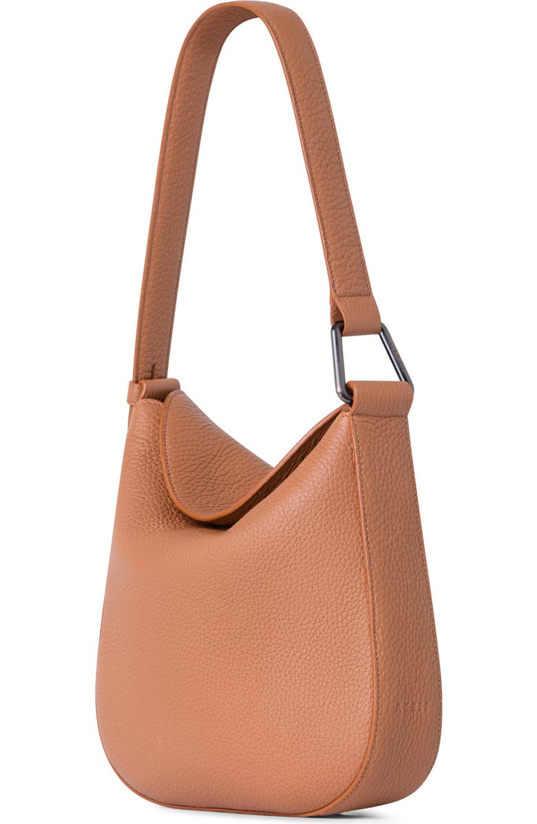Akris Little Anna Leather Hobo Bag, Alternate, color, 126 Cuoio
