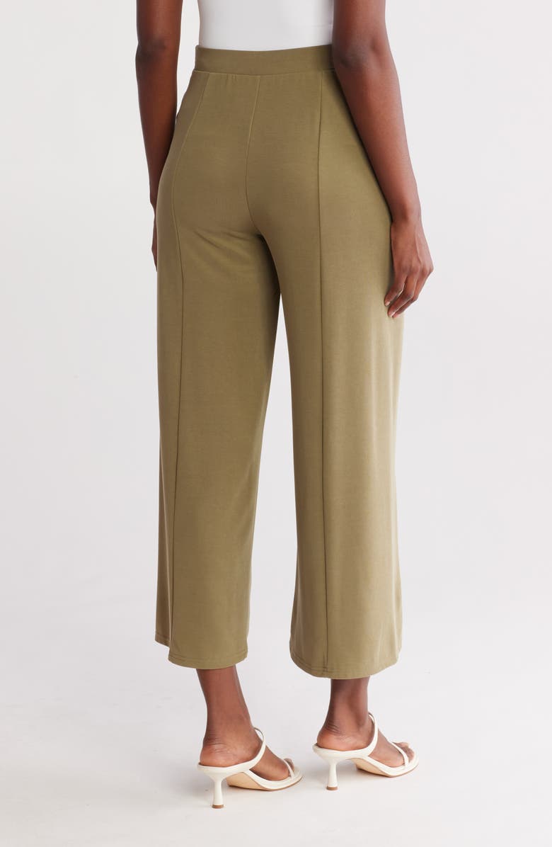 NORDSTROM RACK Modal Blend Pull-On Wide Leg Pants, Alternate, color, Green Sorrel