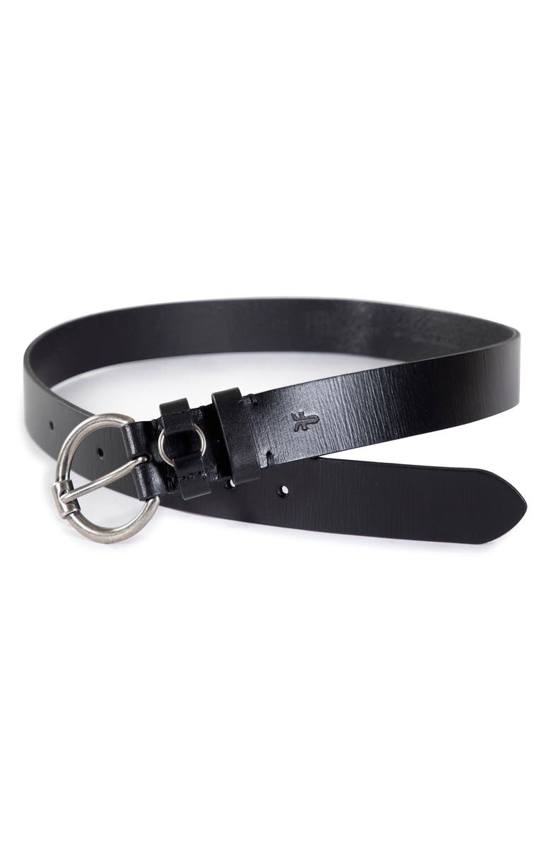 Frye Leather Ring Keeper Belt, Alternate, color, 