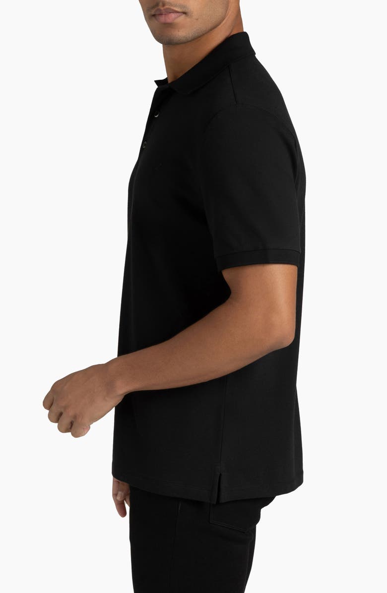 Hypernatural Matterhorn Supima<sup>®</sup> Cotton Blend Polo, Alternate, color, Black Beauty