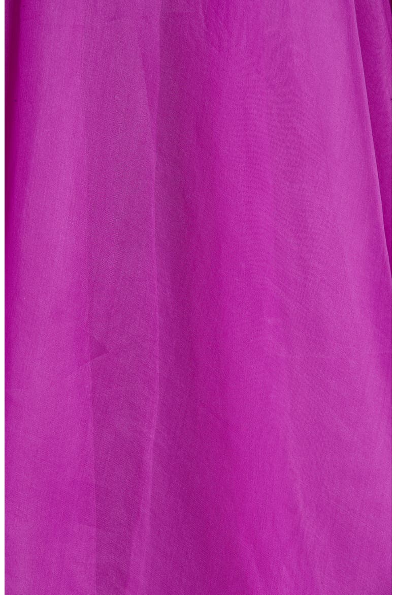 Ruffle Silk Organza Evening Dress, Alternate, color, ORCHID