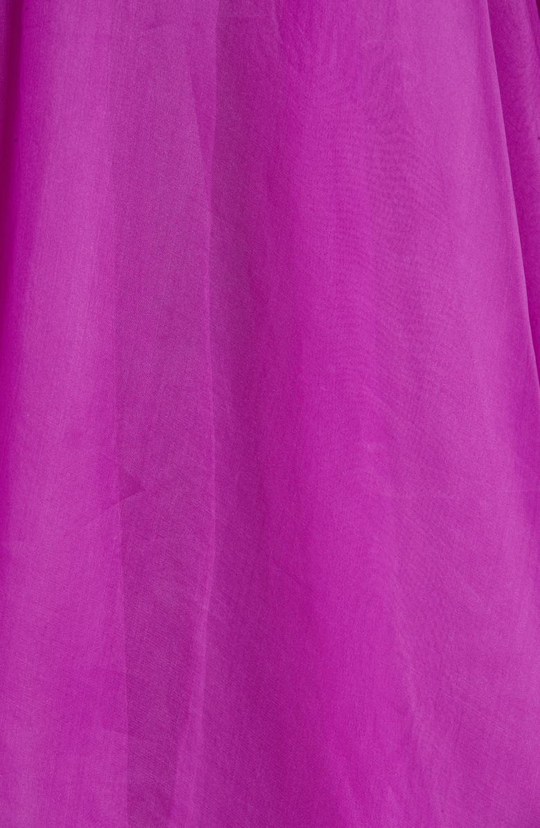 Marchesa Ruffle Silk Organza Evening Dress, Alternate, color, 