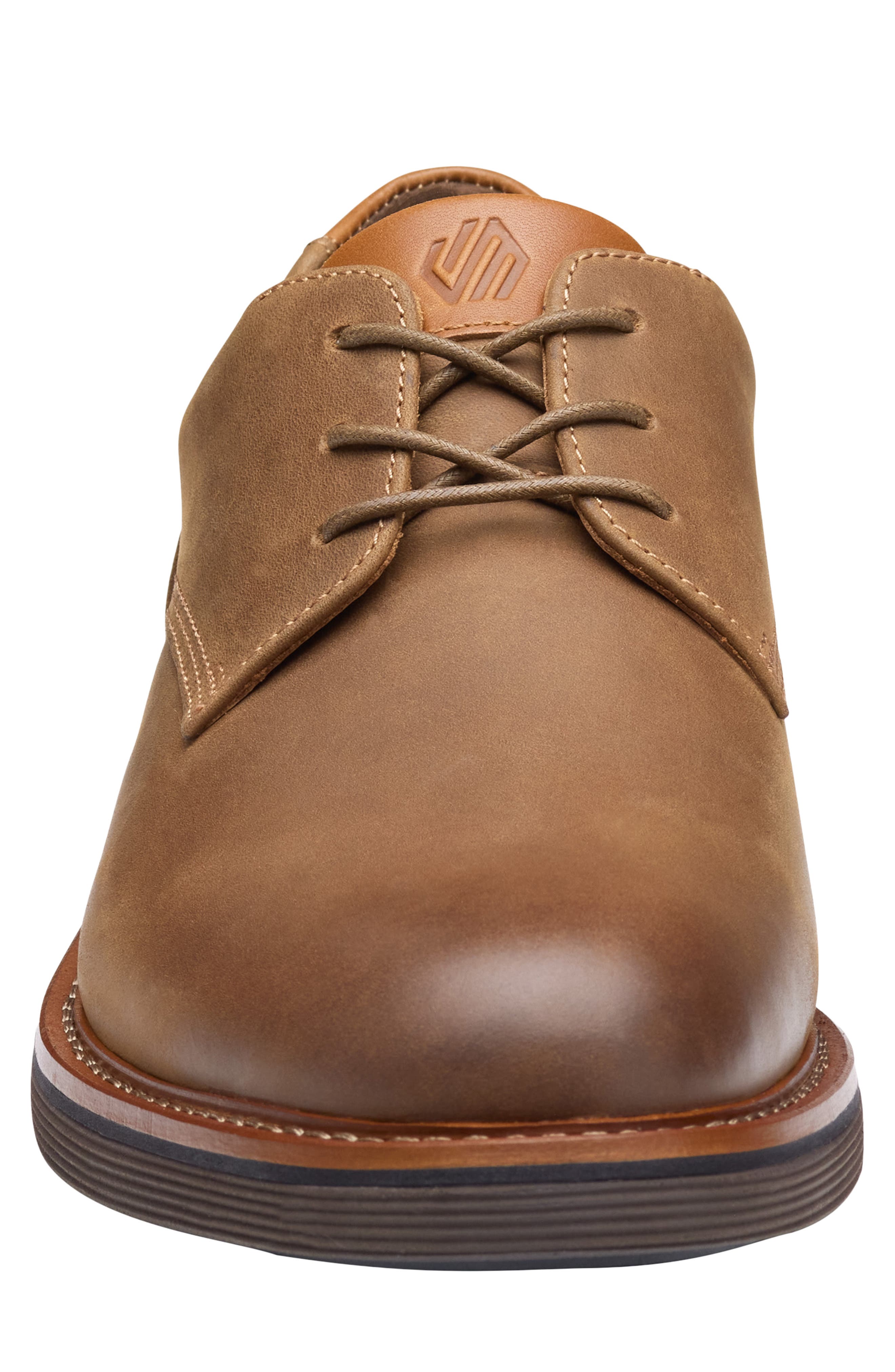 Tyson Plain Toe Derby, Alternate, color, BROWN OILED FULL GRAIN