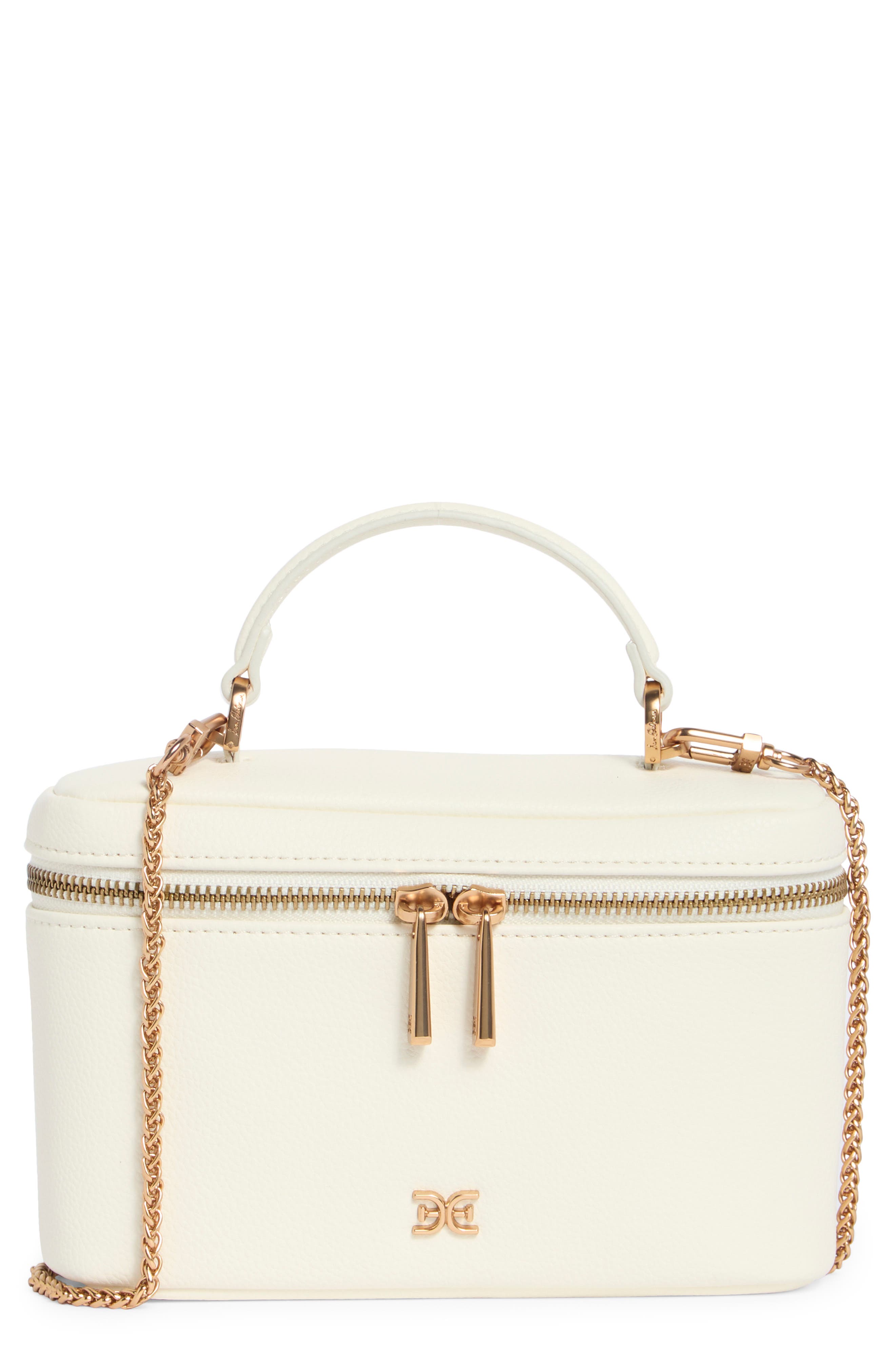 Sam Edelman Corrie Top Handle Handbag, Main, color, Milky White
