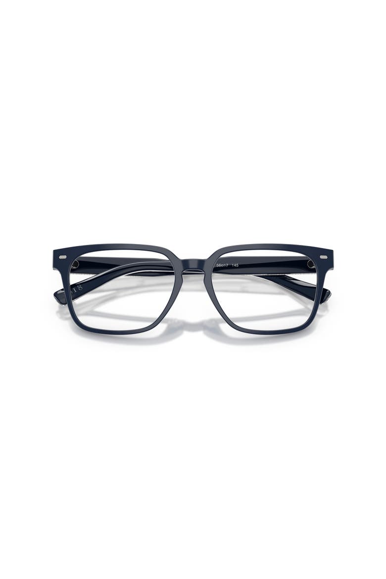 56mm Rectangle optical glasses, Alternate, color, Blue