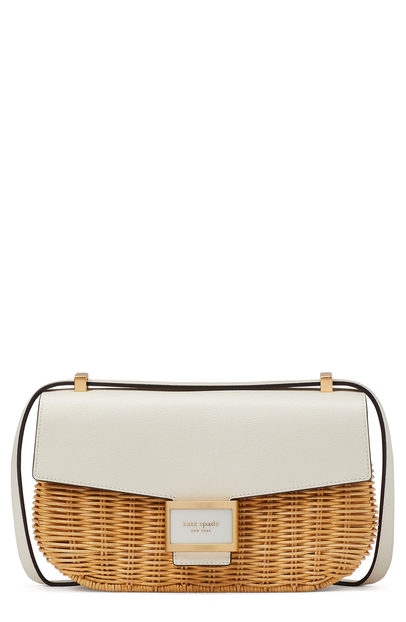 Kate Spade New York medium katy wicker shoulder bag, Main, color, 