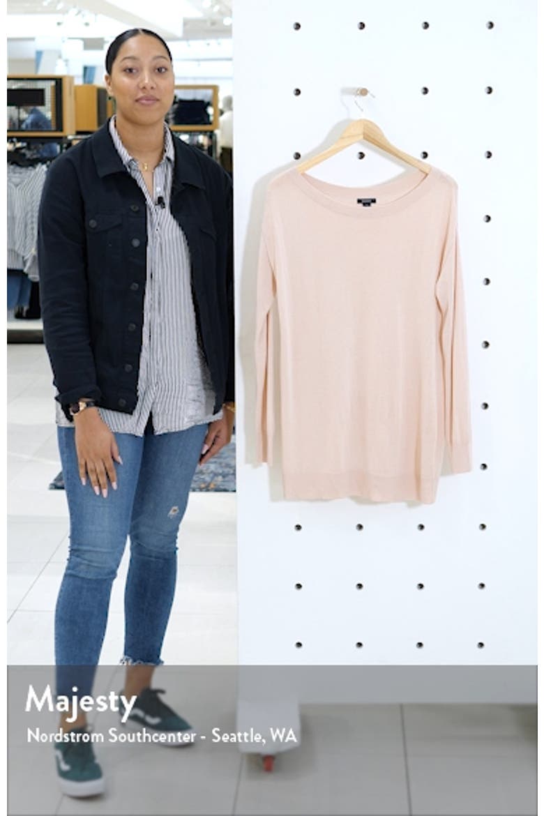 Boatneck Tunic Sweater video