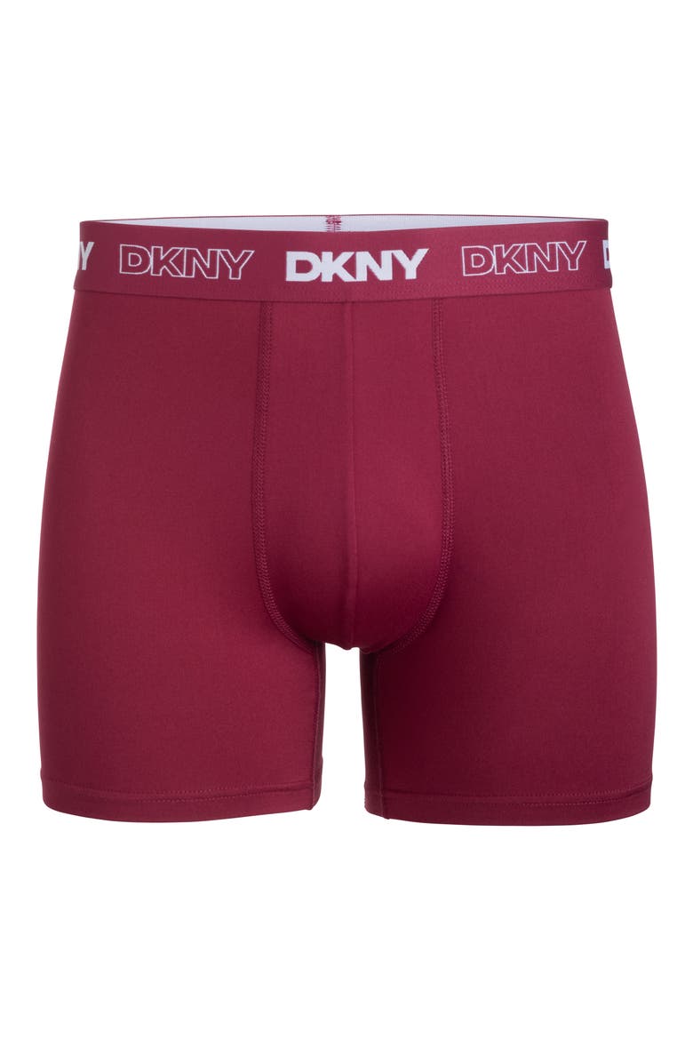 Ultra-Soft Pack of 4 Boxer Briefs, Alternate, color, BLACK/ GREY/ JET/ BEAUJOLAIS