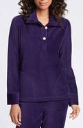 Foxcroft Sammy Corduroy Polo Sweater