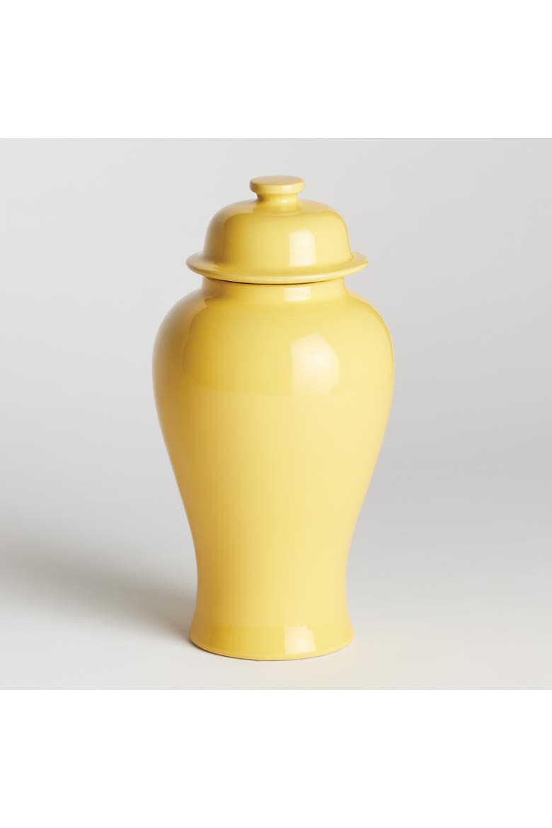 Koa Lidded Mini Ginger Jar Large, Alternate, color, Yellow
