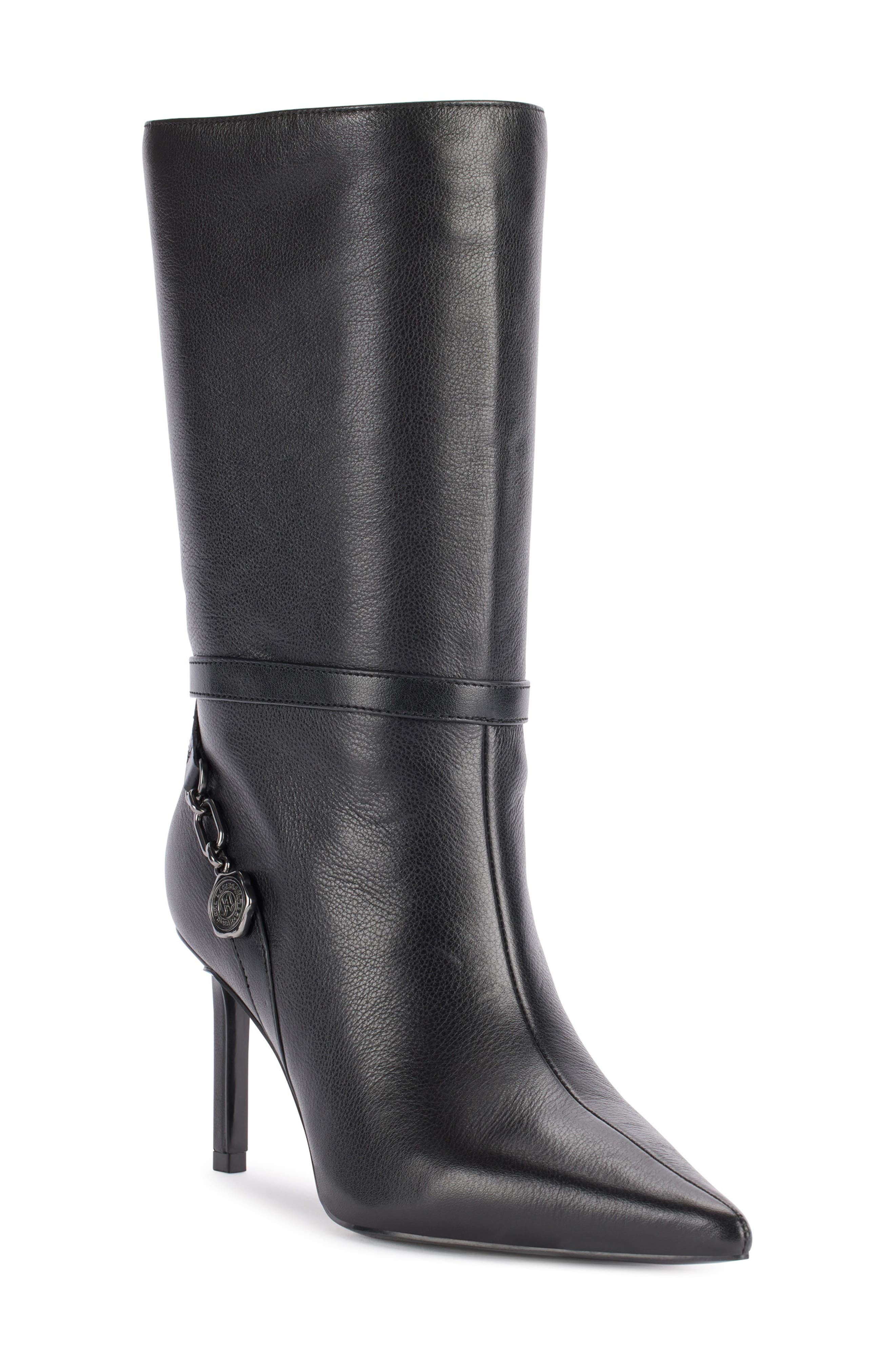 KARL LAGERFELD PARIS Sharina Wedge Sneaker, Main, color, Black