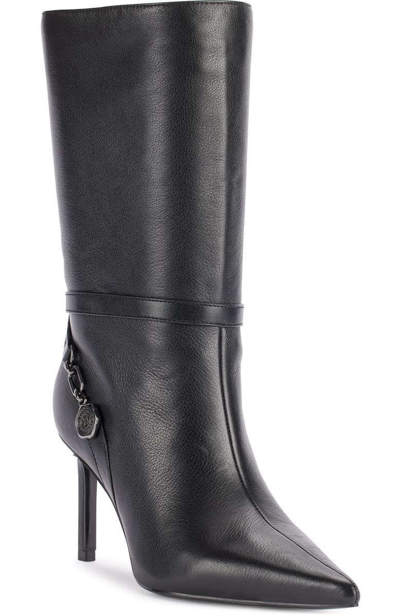 KARL LAGERFELD PARIS Sharina Wedge Sneaker, Main, color, Black