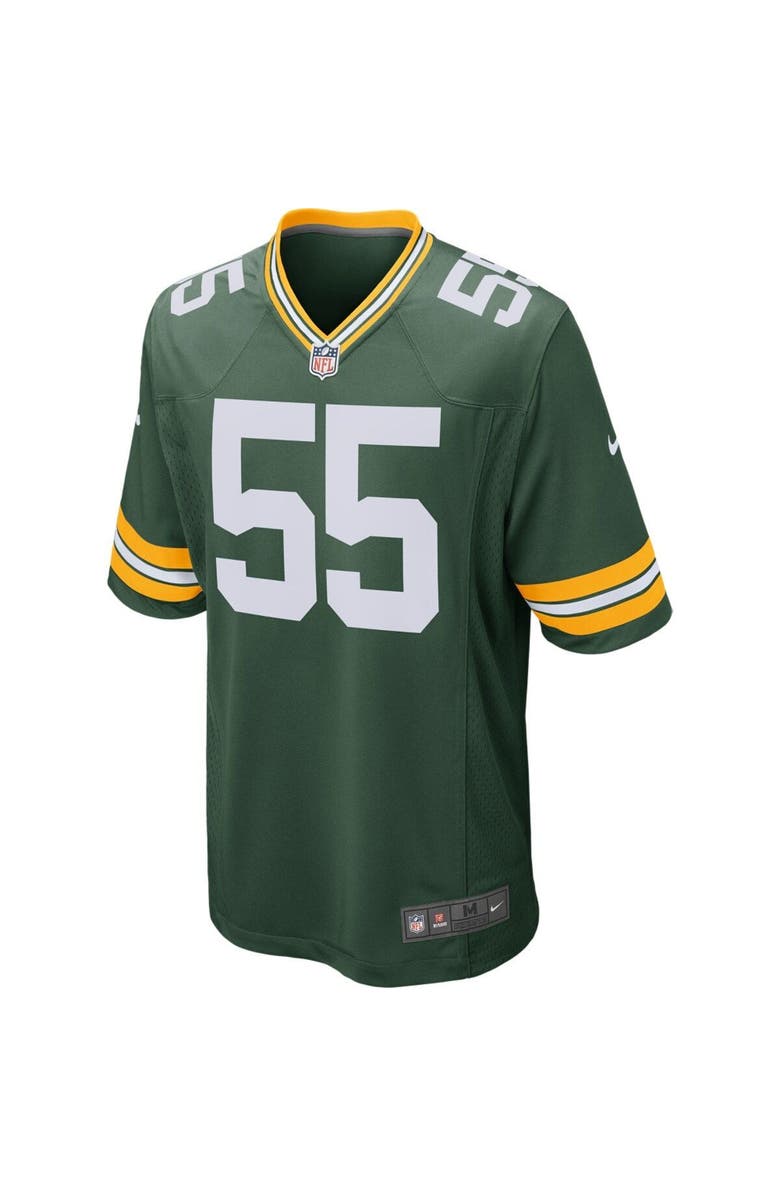 Nike Men's Nike Za'Darius Smith Green Green Bay Packers Game Player Jersey, Alternate, color,