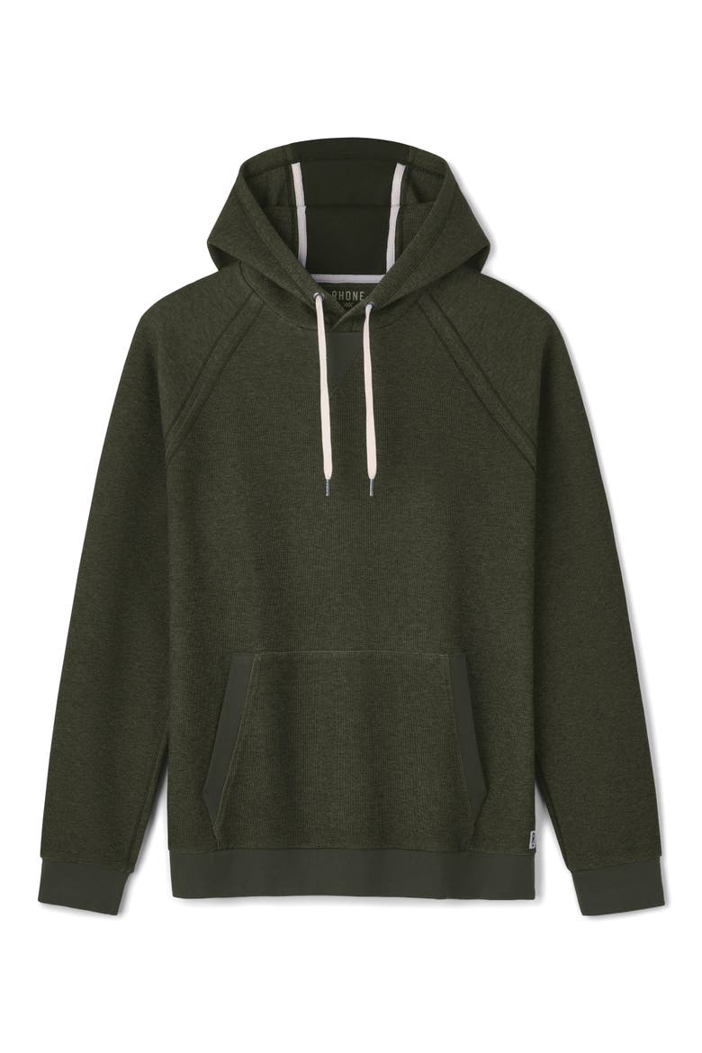 Heritage Midweight Hoodie, Alternate, color, DARK MOSS HEATHER