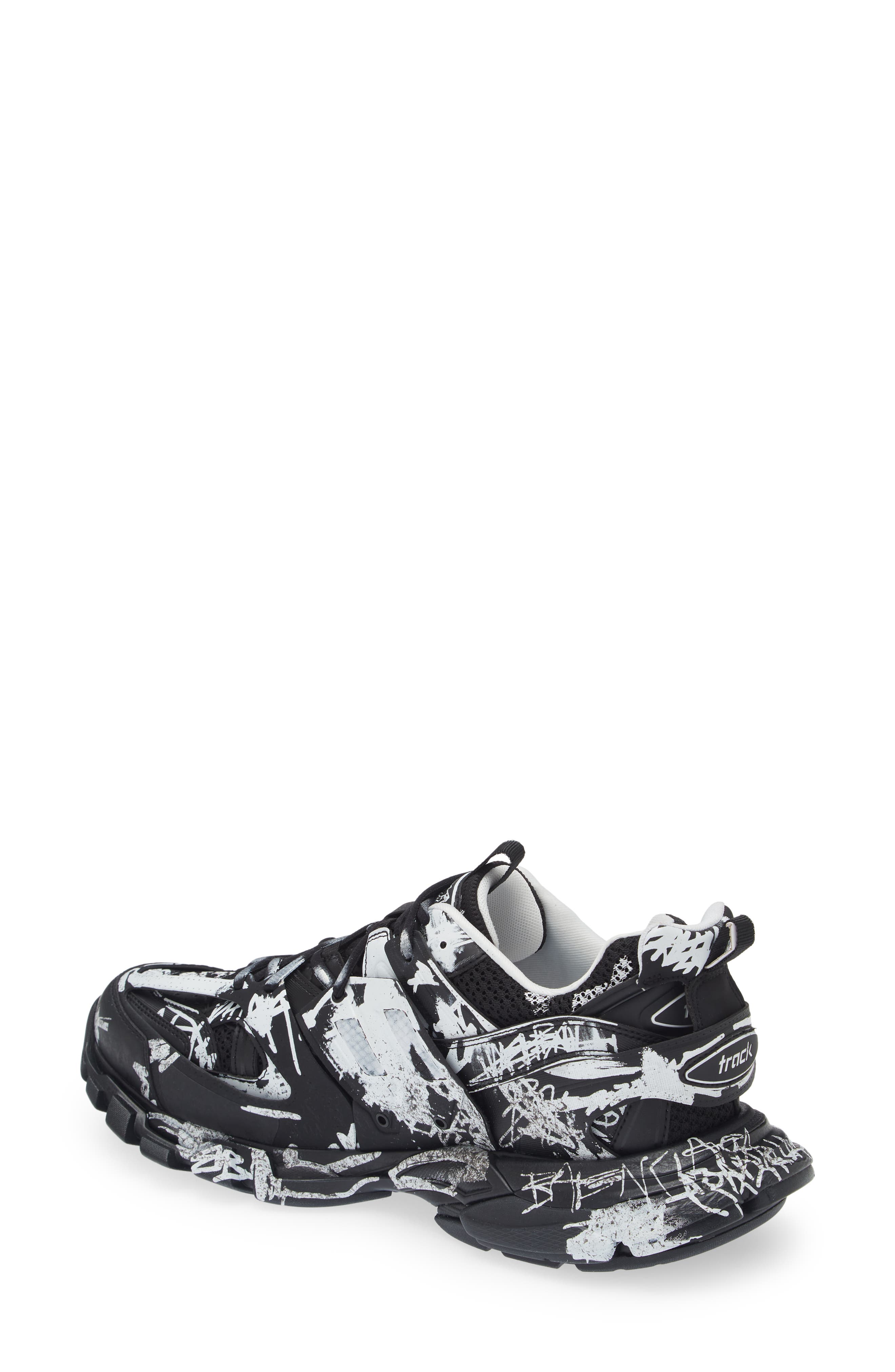 Balenciaga Track Graffiti Sneaker, Alternate, color, 
