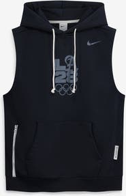 Nike Men's Nike Black LA28 Summer Olympics Fleece Sleeveless Dri-FIT Hoodie