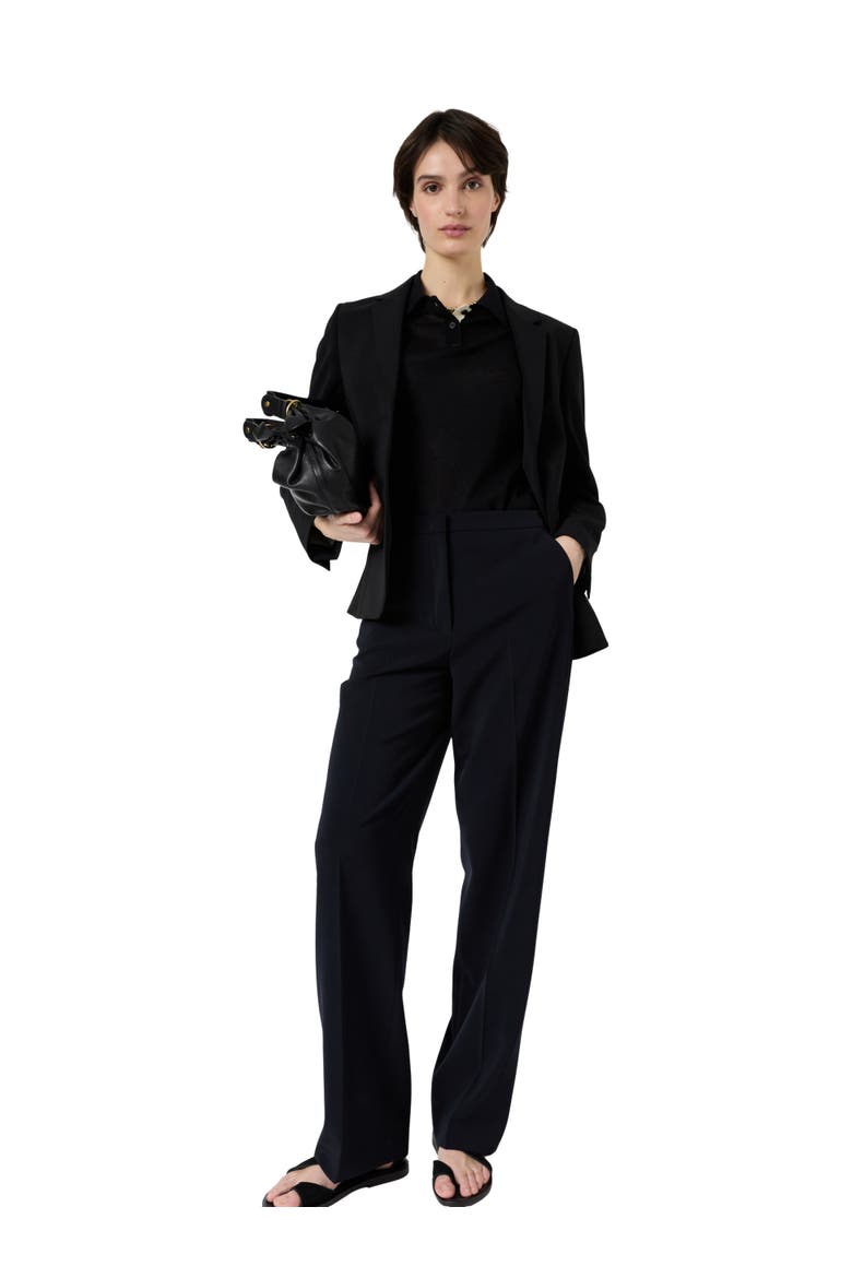 Alycia Straight Leg Pants, Alternate, color, Navy Blue