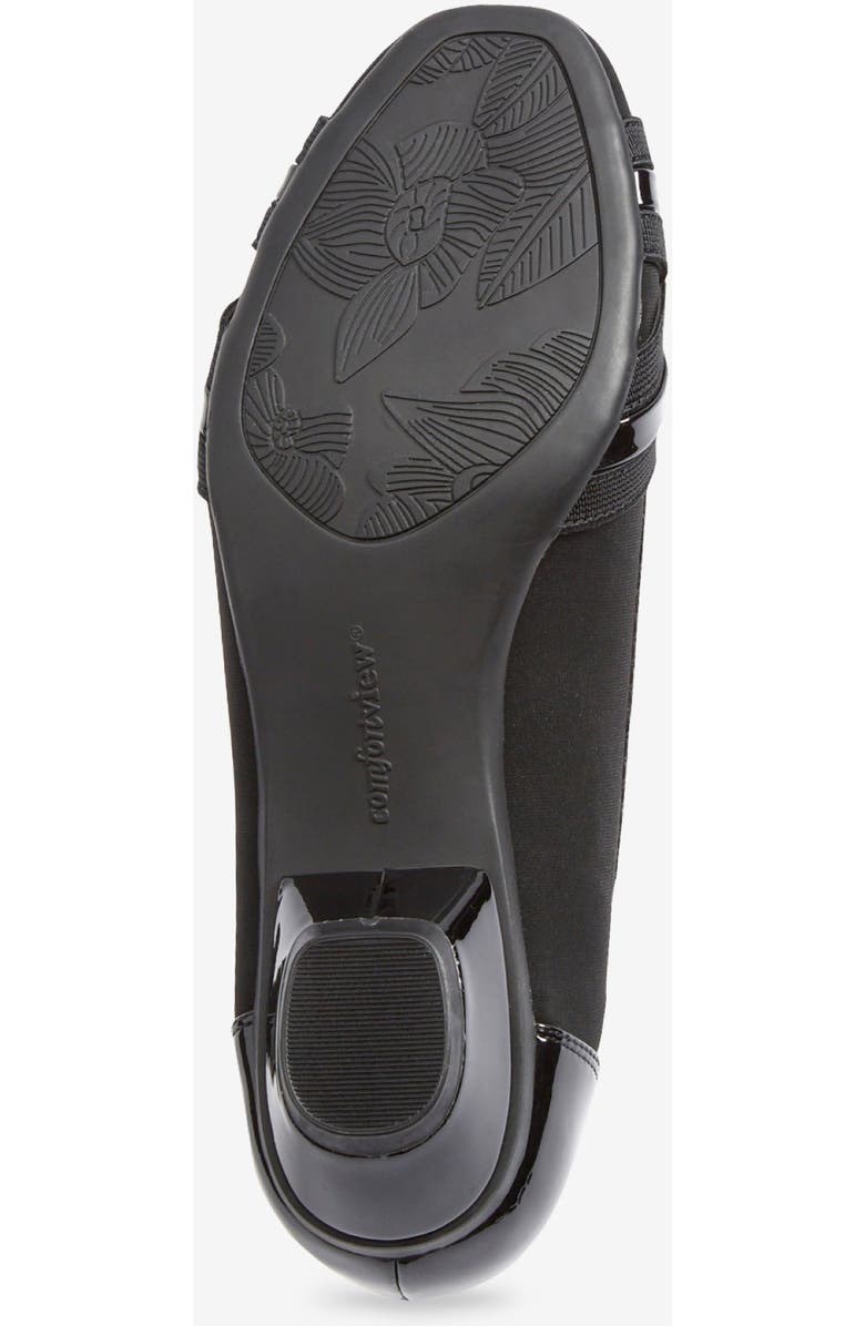 Comfortview The Quinlan Slip On Pump, Alternate, color, Black
