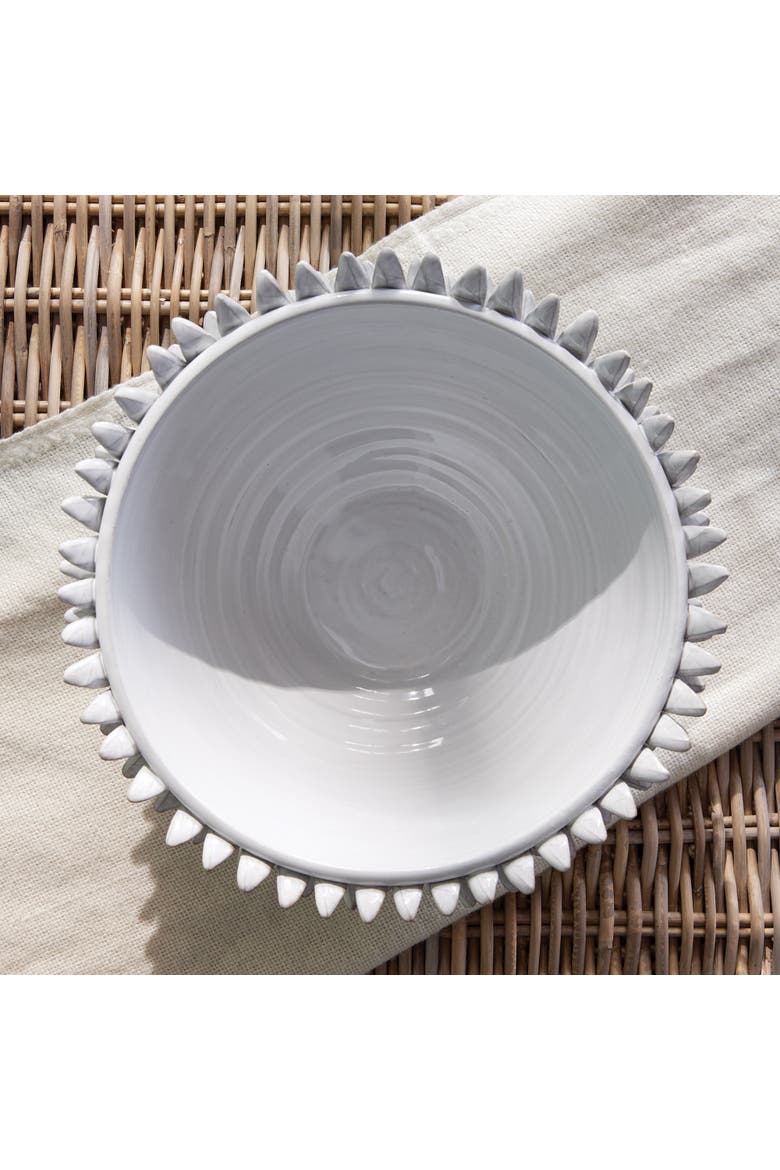 Serena Decorative Bowl, Alternate, color, White