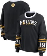 WEAR by Erin Andrews Women's WEAR by Erin Andrews Black Boston Bruins Long-Sleeve Sport T-Shirt