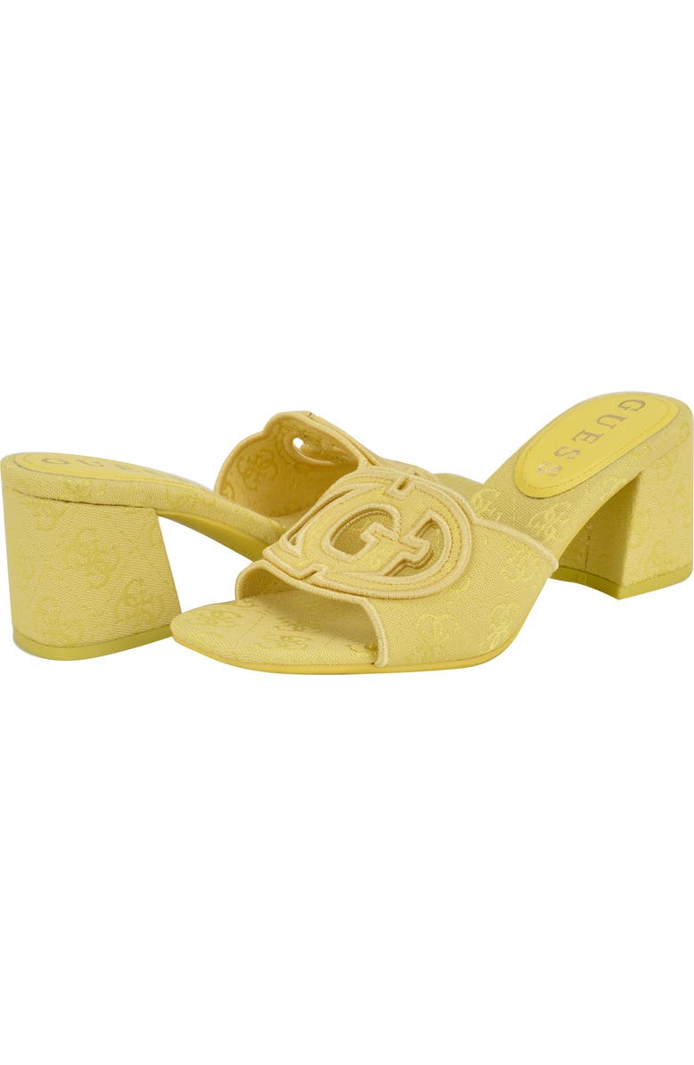 GUESS Galsee Sandal, Alternate, color, Yellow
