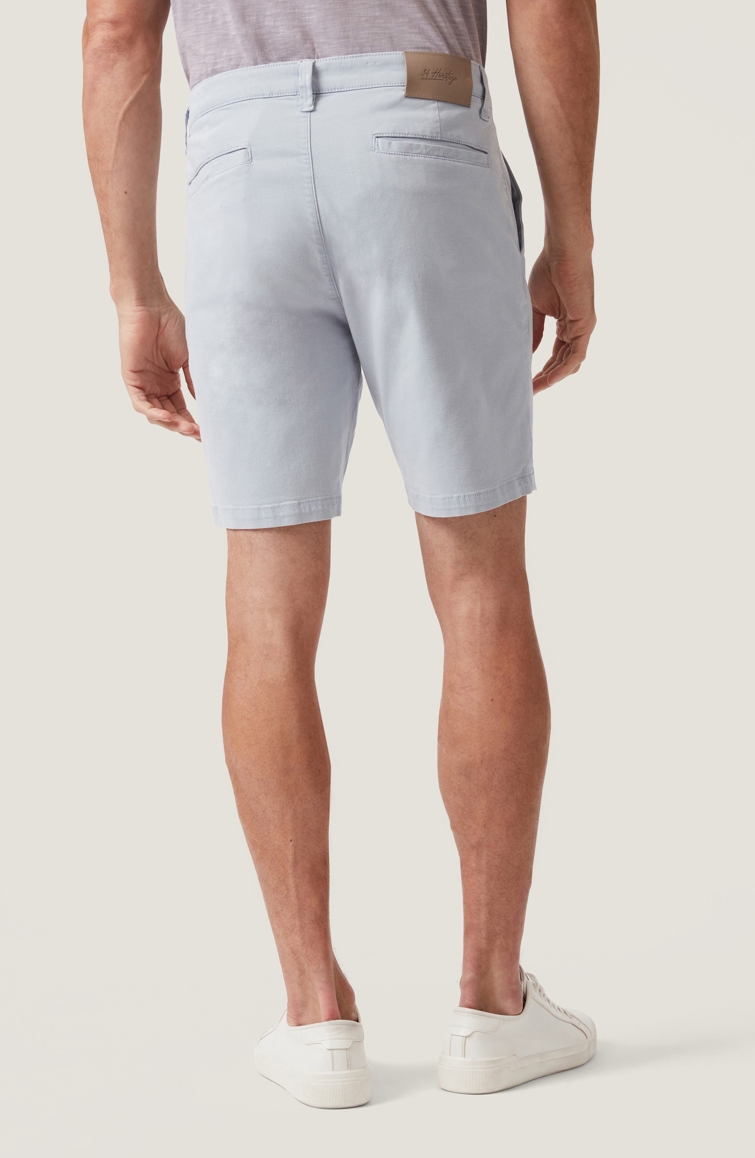 Arizona Slim Fit Flat Front Chino Shorts - image 2