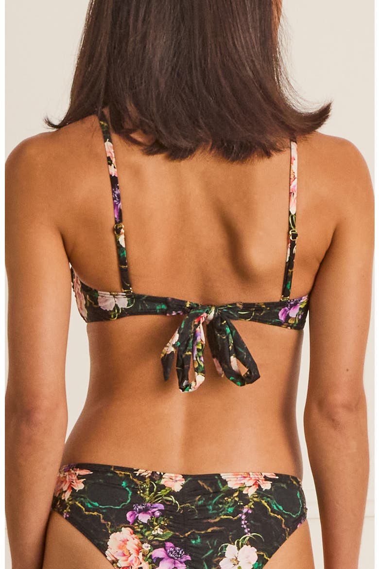 Dipped Front Briella Bandeau, Alternate, color, Black