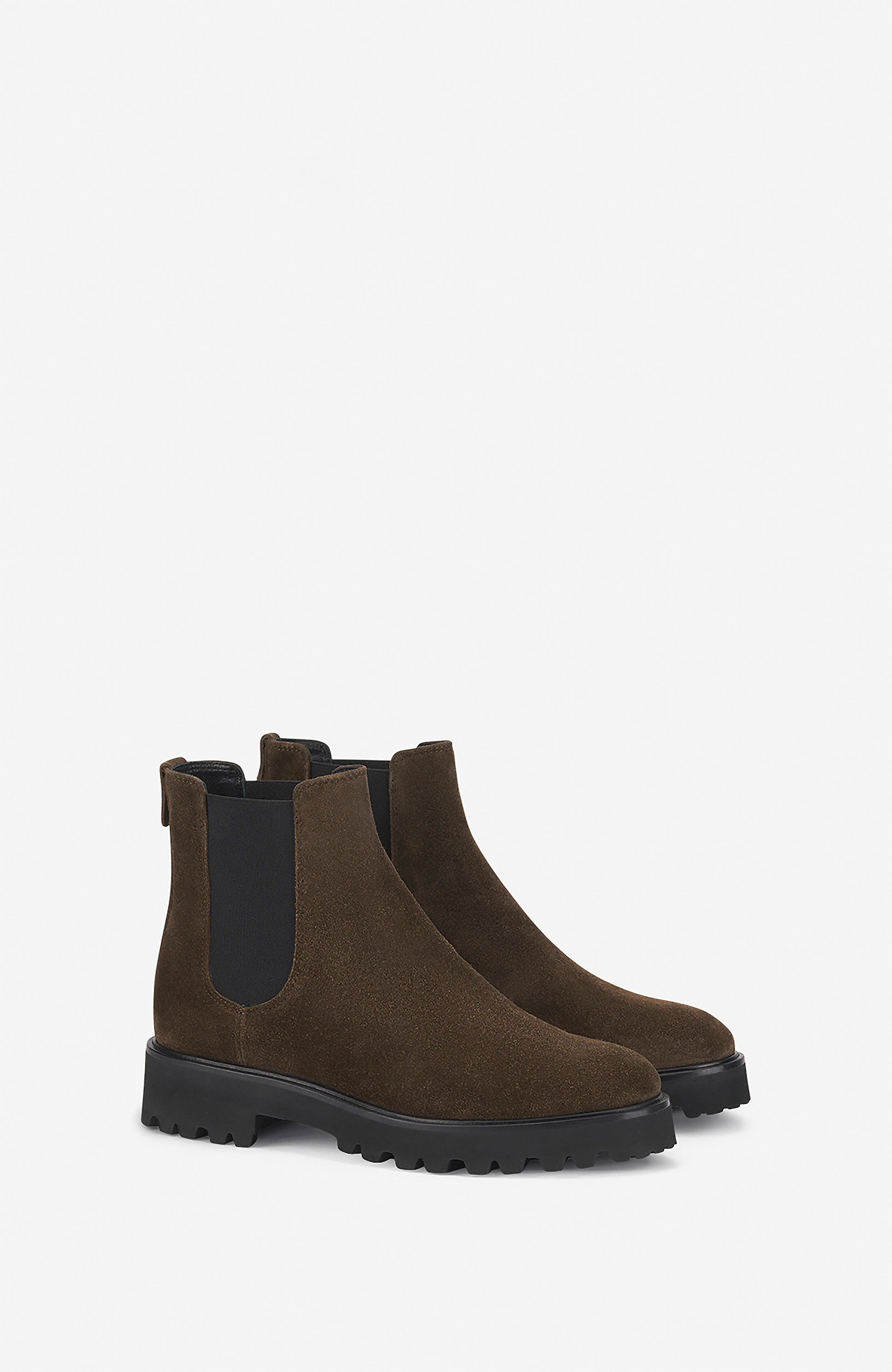 AGL Goldie Beatle Water-Resistant Suede Ankle Boot, Alternate, color, Forest