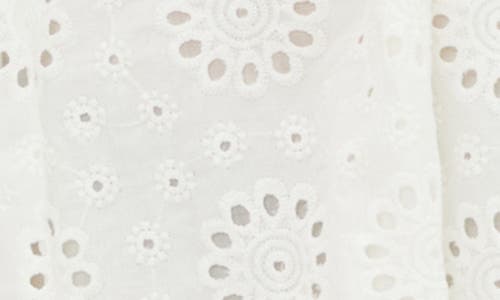 Shop Beach Riot Kids' Little Ollie Eyelet Cotton Cover-up Dress