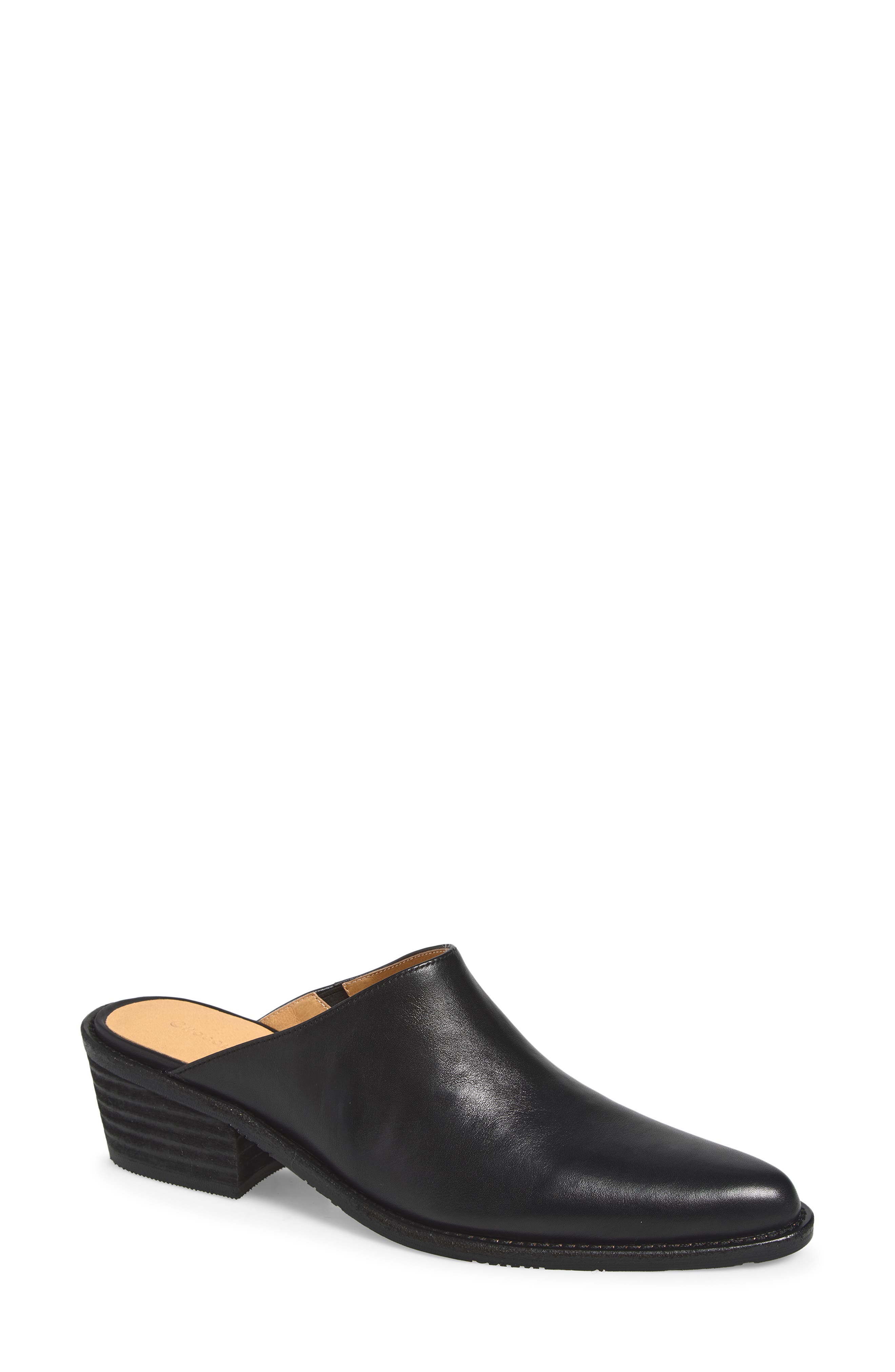 Kel Mule, Main, color, BLACK LEATHER