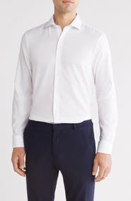 Perry Ellis Sycamore Dobby Slim Dress Shirt