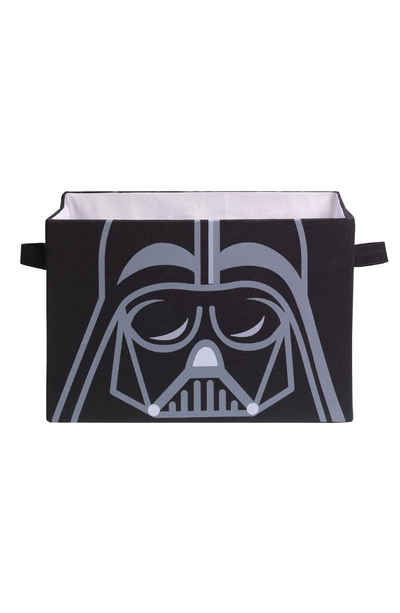 Lambs & Ivy Star Wars Darth Vader Foldable/Collapsible Storage Bin Organizer, Main, color, Black