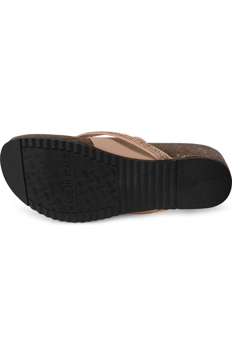 ITALIAN SHOEMAKERS Ziona Wedge Sandal, Alternate, color, Natural