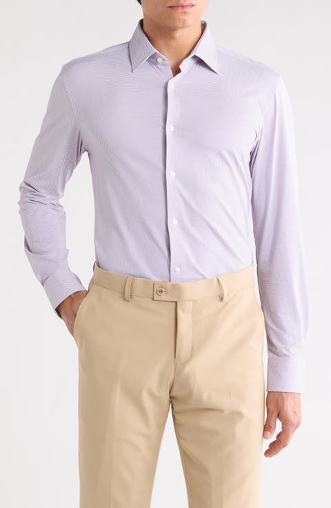 Hank Kent Slim Fit Performance Stretch Dress Shirt