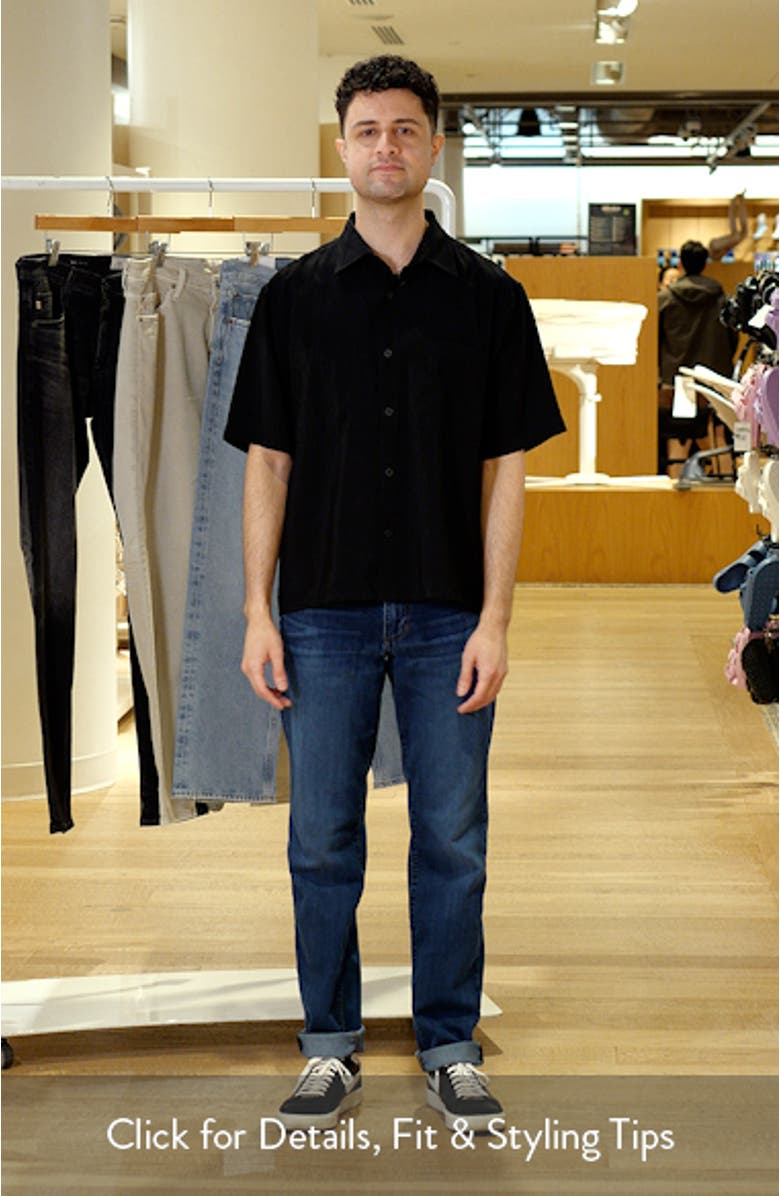 Resort Boxy Short Sleeve Button-Up Shirt, sales video thumbnail