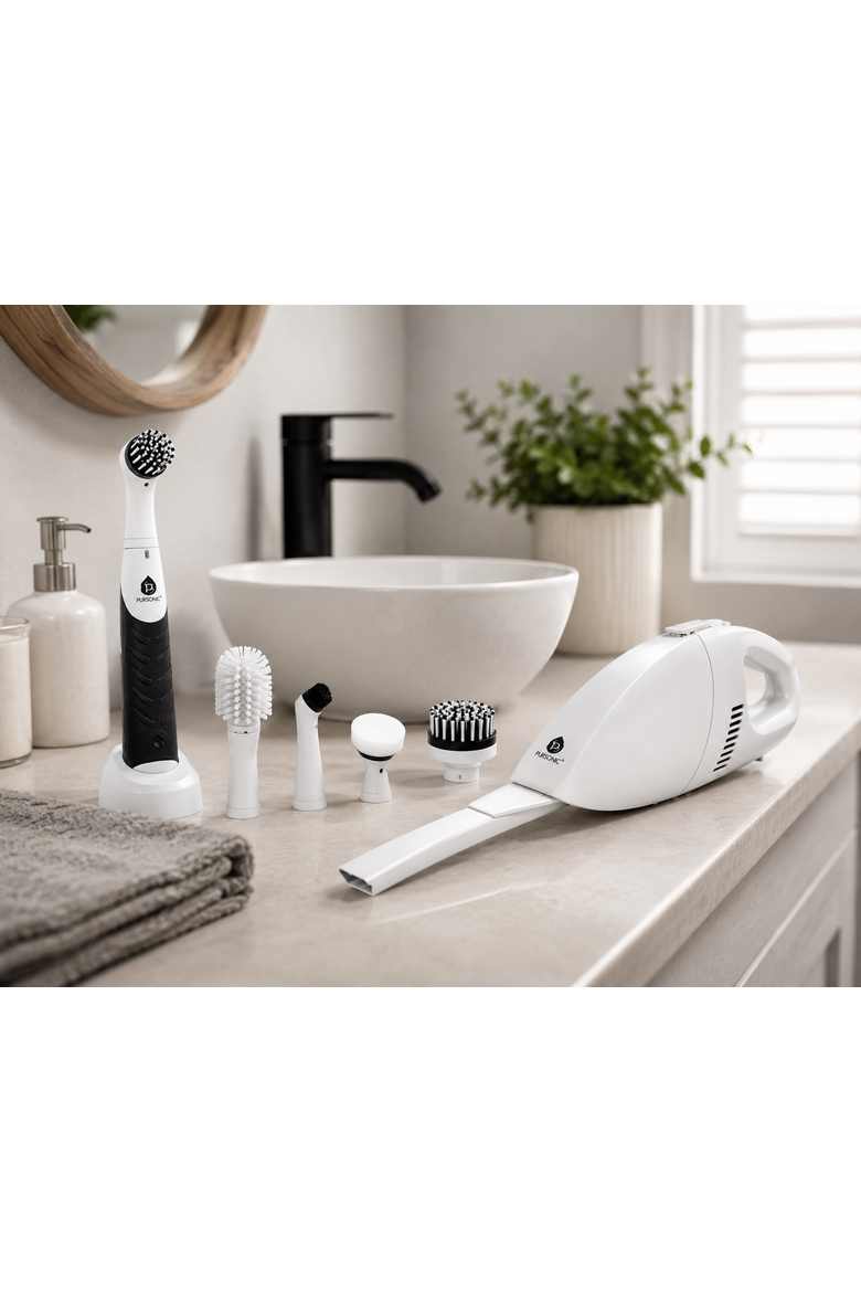 Cordless Power Scrubber & Car Vacuum Cleaner, Alternate, color, White