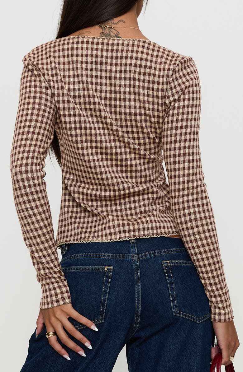 Princess Polly Maemi Front Tie Crop Top, Alternate, color, 