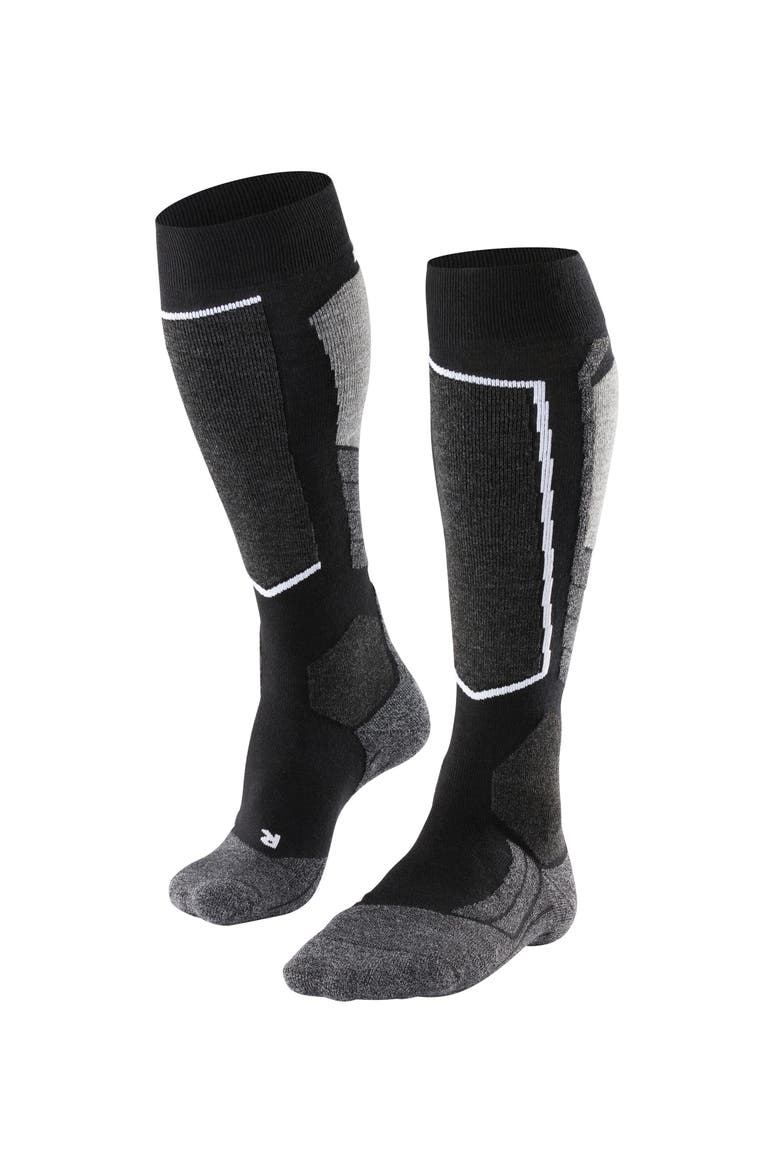 SK2 Intermediate Ski Socks, Main, color, Black-Mix
