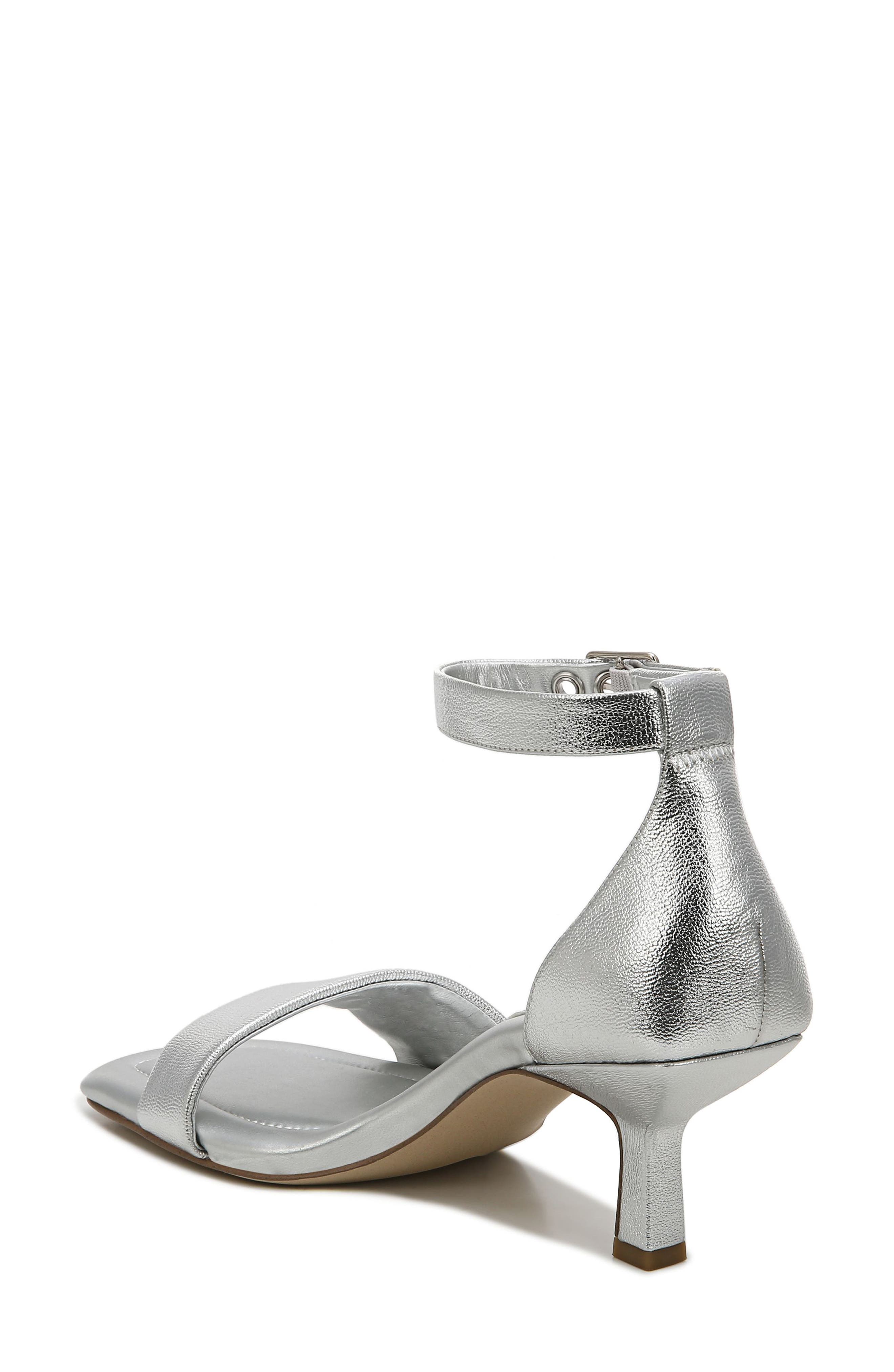 Bery Ankle Strap Sandal, Alternate, color, SILVER