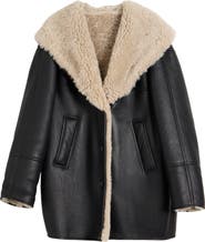 Alaïa Genuine Shearling Hooded Parka