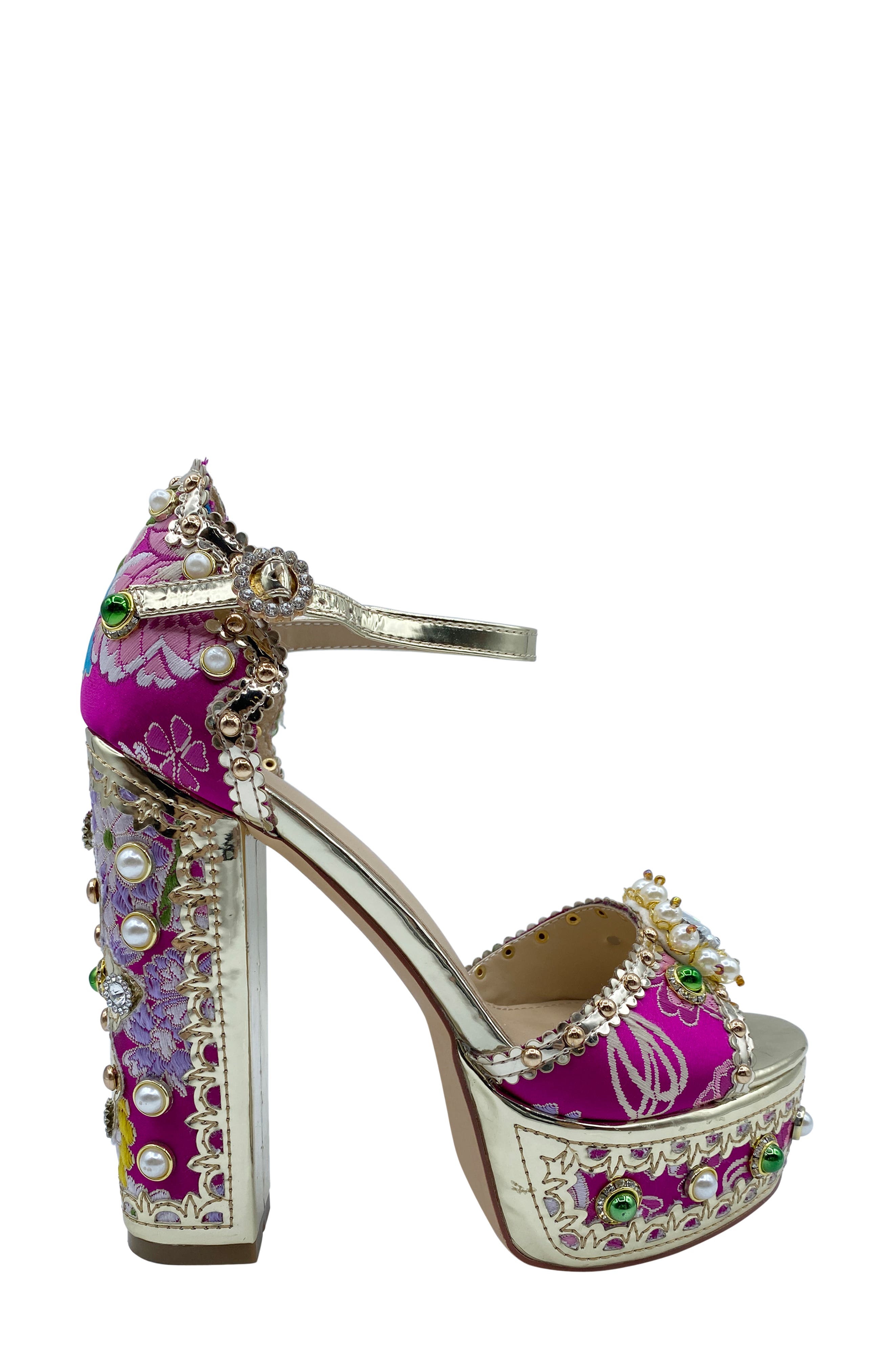 AZALEA WANG Cici Platform Sandal, Alternate, color, 