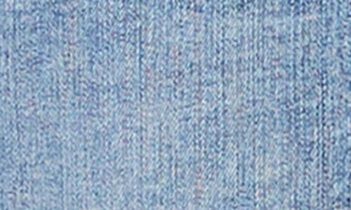 Hint Of Blu Release Hem Straight Leg Jeans In Majestic Blue