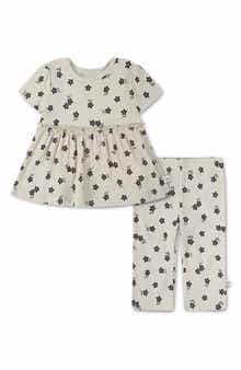 Huggies Ribbed Babydoll Top & Leggings Set