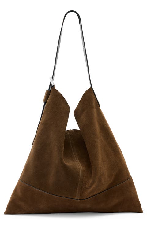 Asha Suede Shoulder Bag